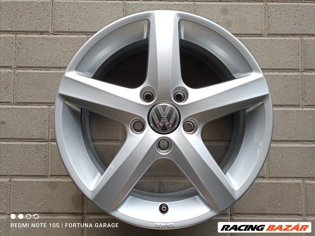 5x112 16" Volkswagen Brillant Silver használt alufelni garnitúra (R) 3. kép