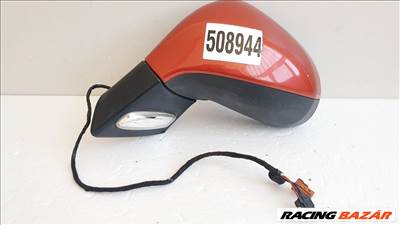508944 Peugeot 207, 2009, Bal Visszapillantó Tükör, 7 Vezeték, E9014342