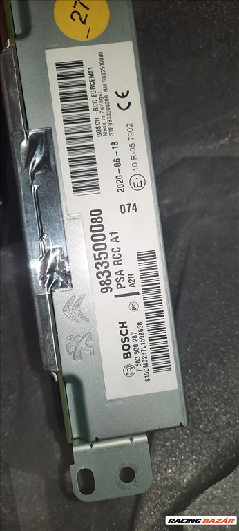 Rádió navigáció Opel Corsa Citroen C3 Peugeot 9833500080 7503900287 1. kép