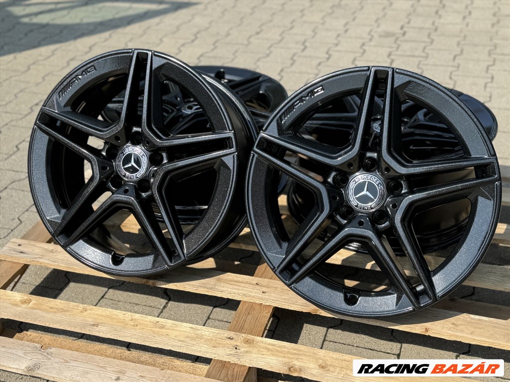 R18 5x112  Original Mercedes C-Class W205 S205 kétszéles gyári felnik 4. kép