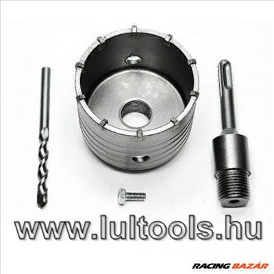 85mm-es koronafúró + sds plusz szár