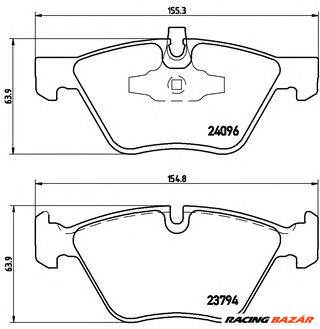 BREMBO P 06 040 - fékbetét BMW BMW (BRILLIANCE)