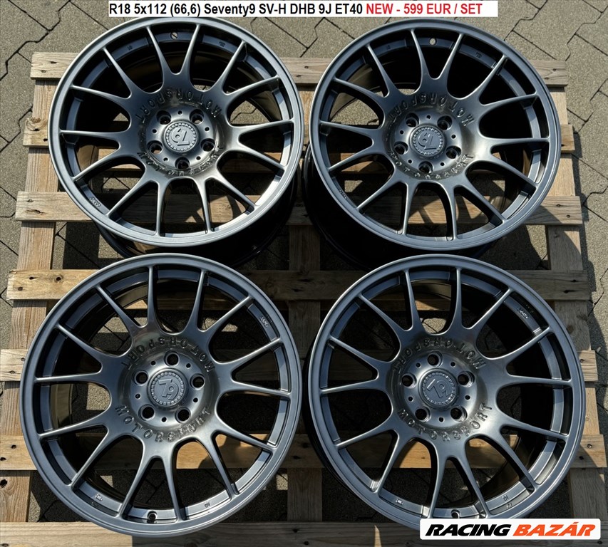 R18 5x112 (66,6) Seventy9 SV-H DHB 9J ET40 9x18 18" új felnik alufelni 1. kép