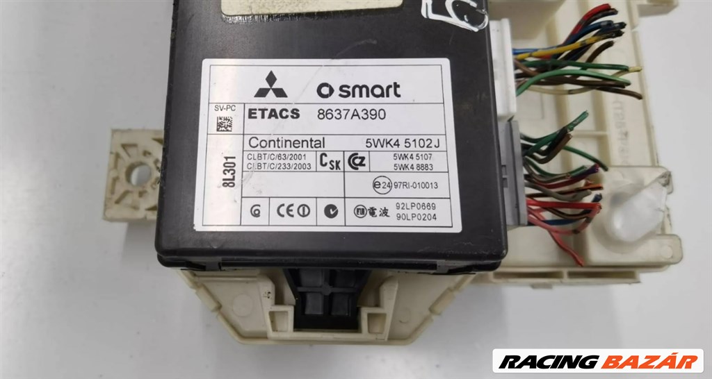 Mitsubishi Colt V biztosítéktábla  8637a390 2. kép