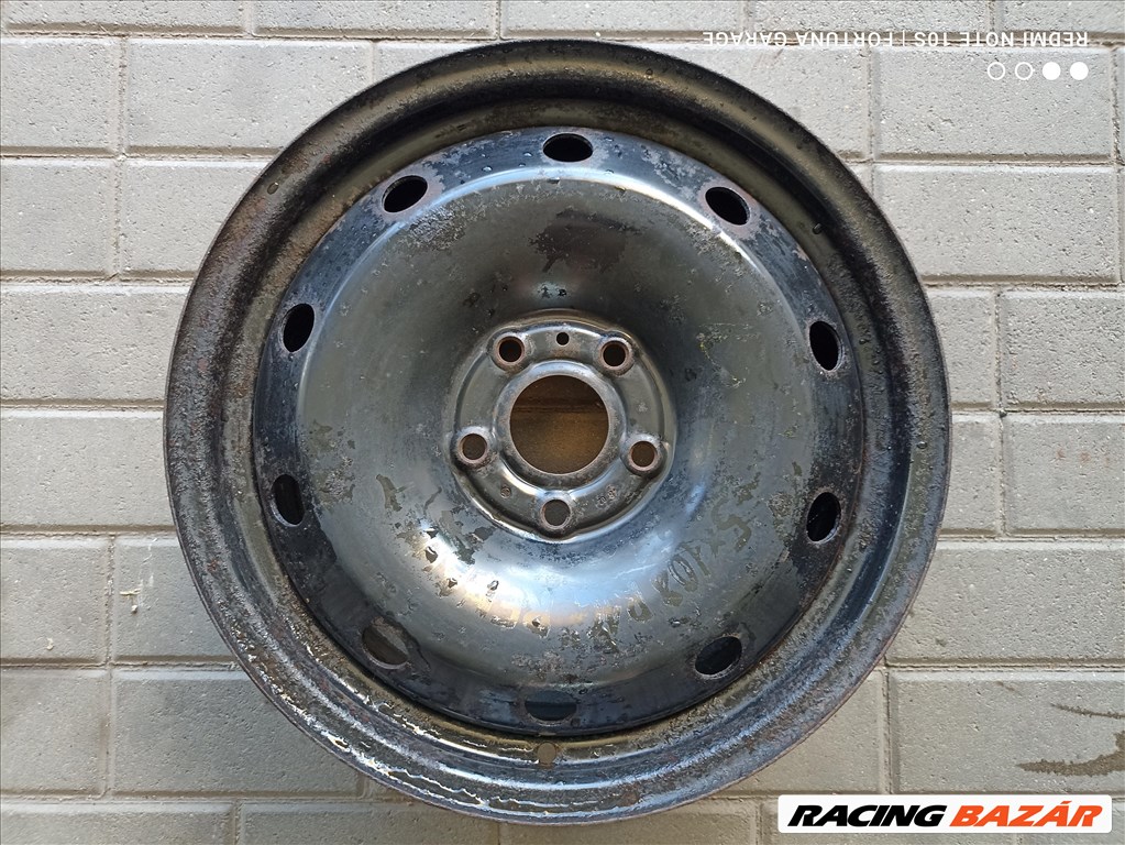  5x108 16" Renault használt lemezfelni garnitúra (55) 5. kép