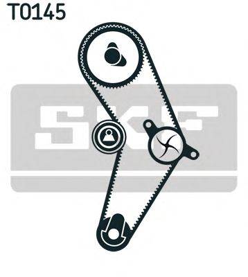 SKF VKMC 01113-2 - Vízpumpa + fogasszíj készlet SEAT SKODA VW