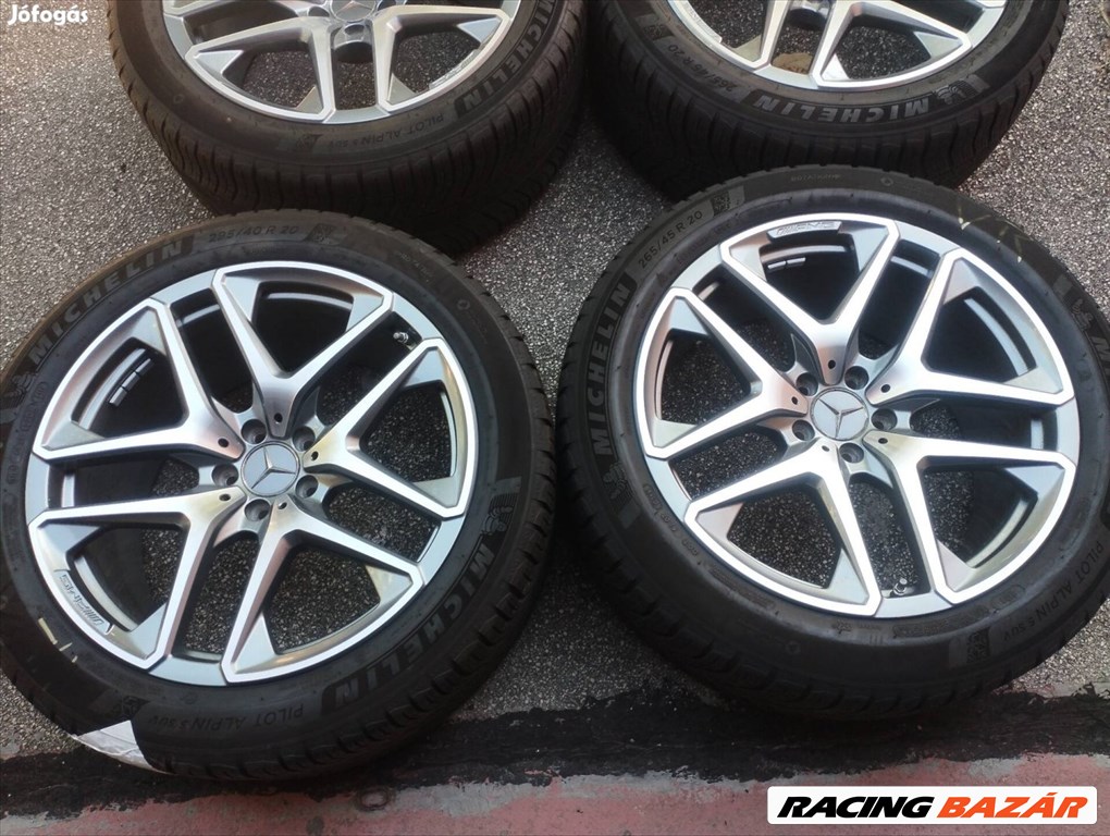 5x112 20 Mercedes GLC AMG gyári - Michelin 265/45 295/40 r20 " téli 7. kép