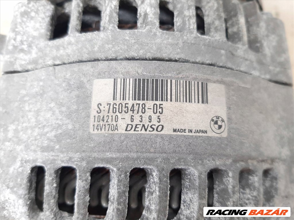 BMW 3-as sorozat F30 generátor  7605478 2. kép