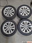  5x112 16" gyári VW GOLF 6 alufelni 2 jó gumival