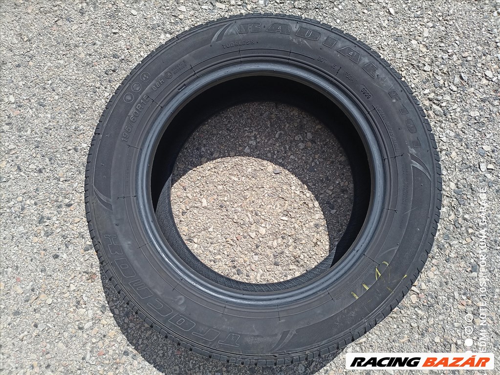 195/60 R15" Tracmax használt nyári garnitúra 3. kép