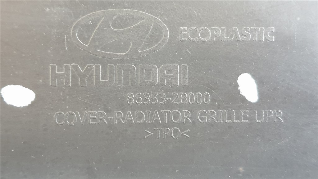 508726 Hyundai Santa Fe, 2009, Hűtőrács, Díszrács, Hűtőmaszk, 86353-2B000 8. kép