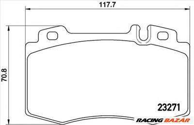 BREMBO P 50 041 - fékbetét MERCEDES-BENZ