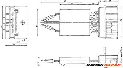 MAHLE ABR 101 000P - ellenállás, belső tér szellőzés MERCEDES-BENZ