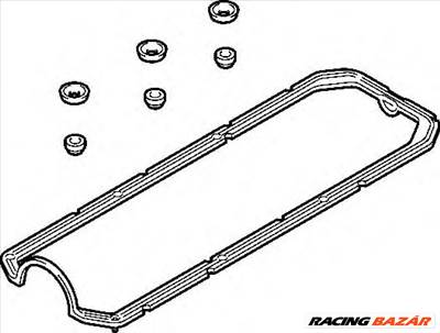ELRING 413.690 - tömítéskészlet, szelepfedél AUDI MOSKVICH MULTICAR SEAT SKODA VW