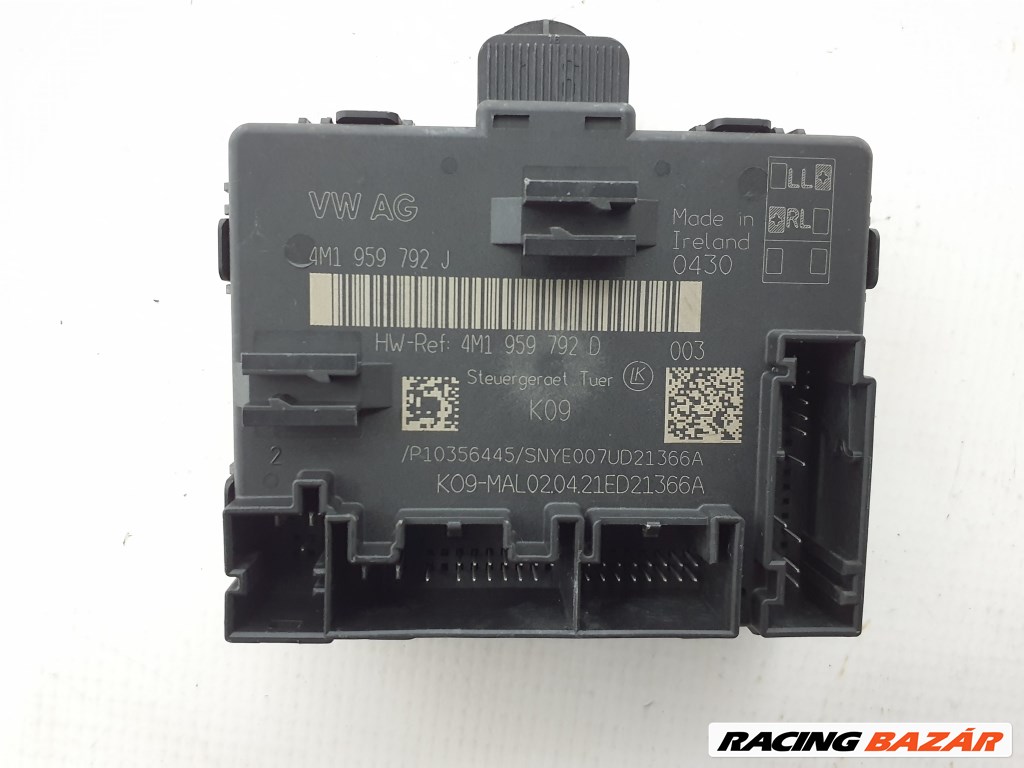 Audi A6 (C8 - 4K) első ajtó vezérlőegység 4m1959792j 2. kép