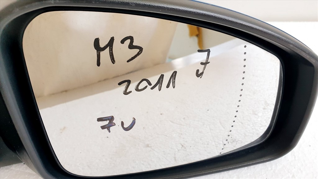 508881 Renault Megane 3, 2011, Jobb Visszapillantó Tükör, 7 Vezeték, Index 3. kép