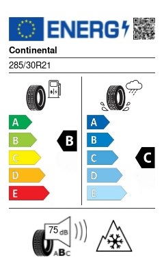 Continental TS 860S XL FR 285/30 R21 100W téli gumi 2. kép