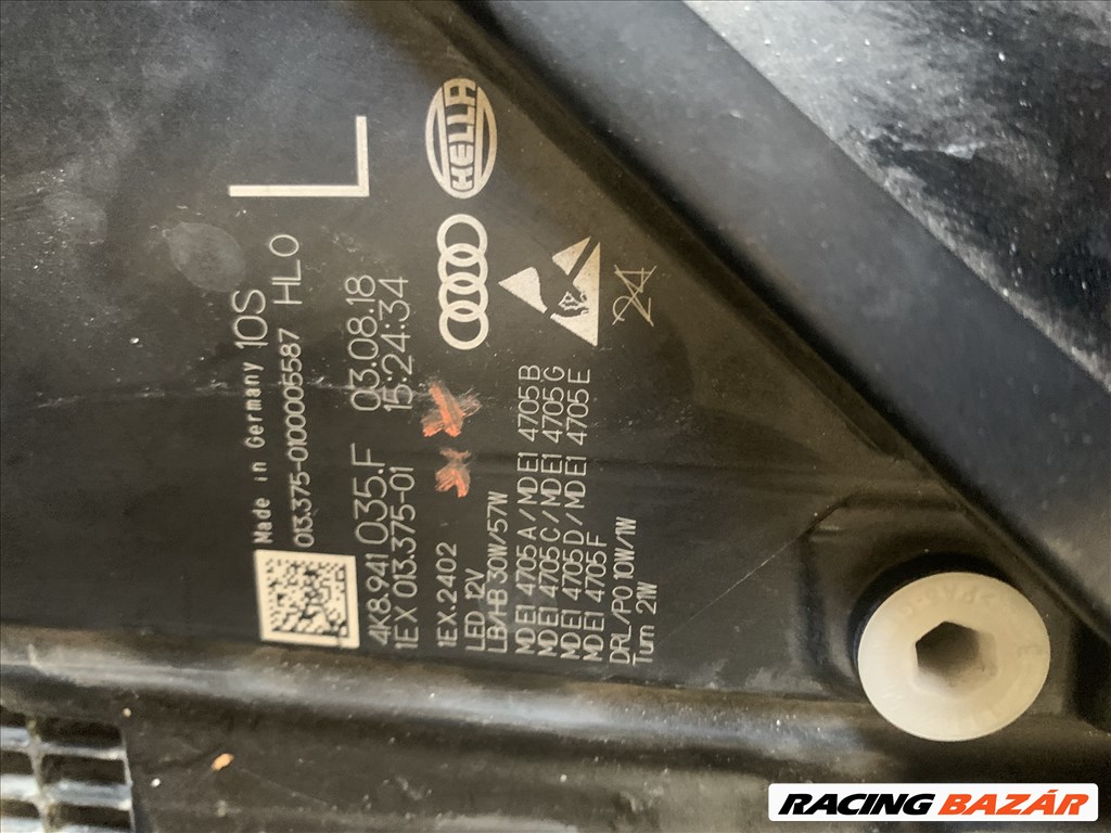 Audi A7 (C8 - 4K) Bal első lámpa 4k8941035f 3. kép