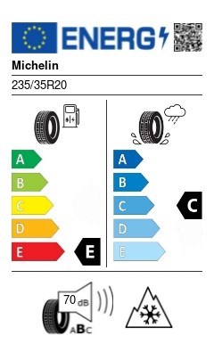 Michelin Pilot Alpin PA4 Grnx XL 235/35 R20 92W téli gumi 2. kép
