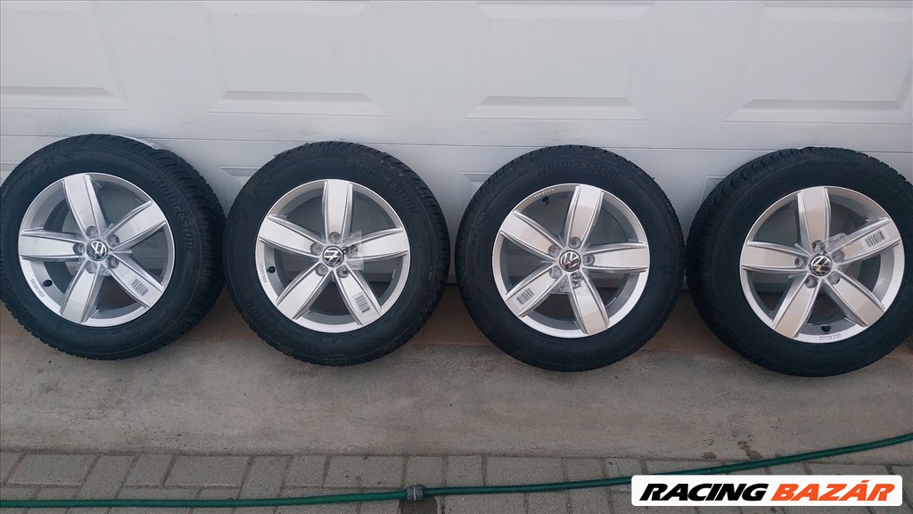 Gyári, Új, VW Polo 2G 15”/Corvara/ alufelni 5x100 új Téli gumi 6. kép