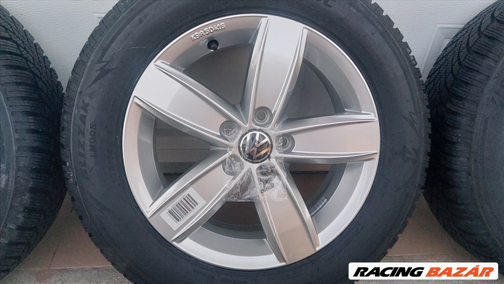 Gyári, Új, VW Polo 2G 15”/Corvara/ alufelni 5x100 új Téli gumi 2. kép