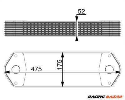 MAHLE CLC 11 000P - Olajhűtő, motorolaj SCANIA