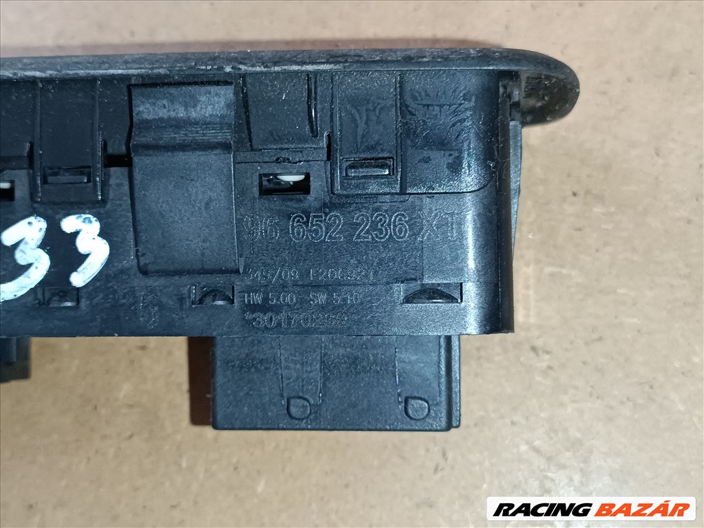 Citroën C3 II Ablakemelő kapcsoló (négyes) 96652236XT 3. kép