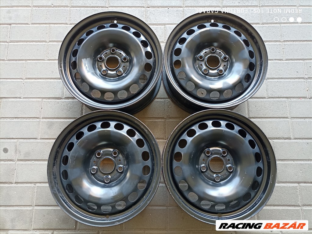 5x112 16" Volkswagen használt lemezfelni garnitúra (432) 1. kép