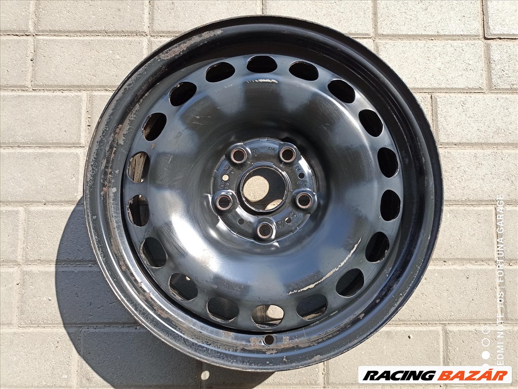 5x112 16" Volkswagen használt lemezfelni garnitúra (432) 5. kép