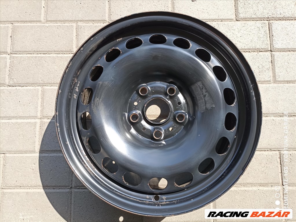 5x112 16" Volkswagen használt lemezfelni garnitúra (432) 6. kép