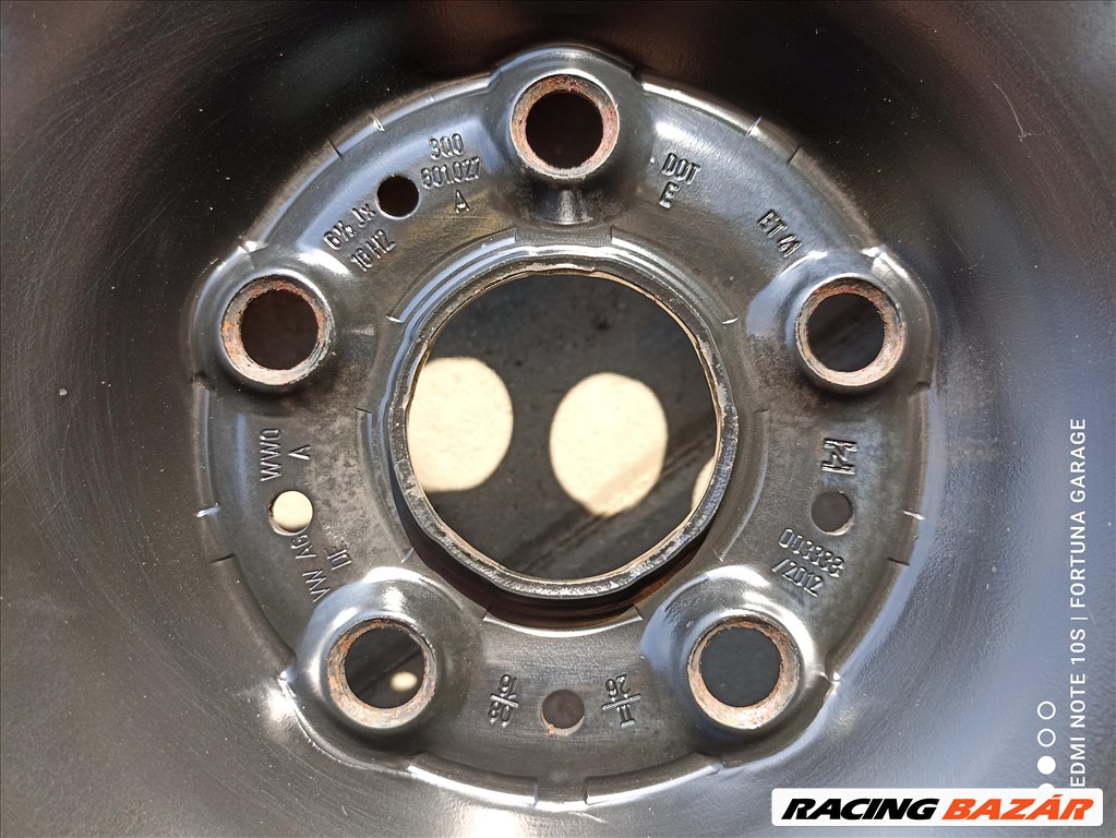 5x112 16" Volkswagen használt lemezfelni garnitúra (432) 7. kép