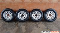 SUZUKI JIMNY 15" LEMEZFELNI 5X139,7 TÉLI ÚJSZERŰ 205/70R15 GUMIVAL OLCSÒN!!!