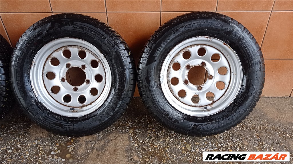 SUZUKI JIMNY 15" LEMEZFELNI 5X139,7 TÉLI ÚJSZERŰ 205/70R15 GUMIVAL OLCSÒN!!! 3. kép