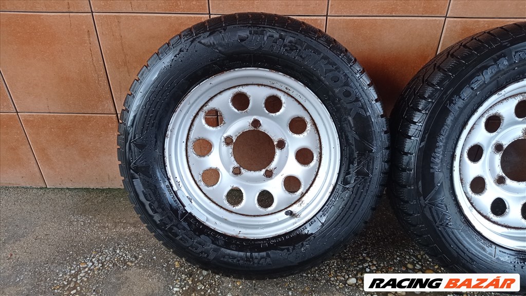 SUZUKI JIMNY 15" LEMEZFELNI 5X139,7 TÉLI ÚJSZERŰ 205/70R15 GUMIVAL OLCSÒN!!! 4. kép