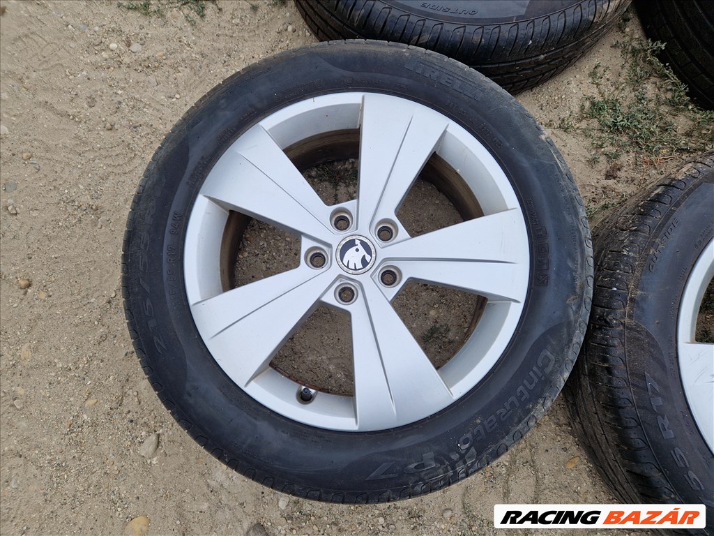 Skoda Superb III gyári 17" alufelni garnitúra 3. kép