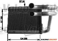 VALEO 812434 - Hőcserélő, belső tér fűtés HYUNDAI KIA