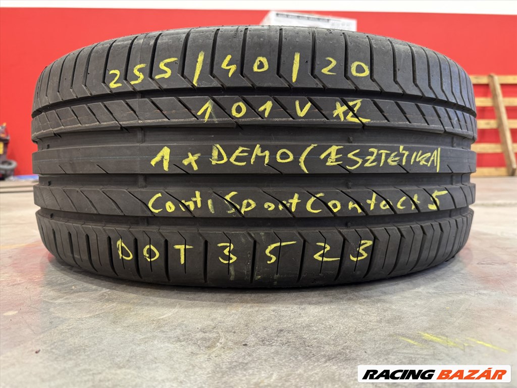 R20 255/40 Continental ContiSportContact 5 101V XL - 1x DEMO DOT3523 1. kép