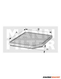 MANN-FILTER CUK 33 007 - pollenszűrő TESLA