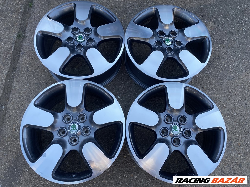 4db gyári 17" Skoda Octavia alufelni. (3452) 1. kép