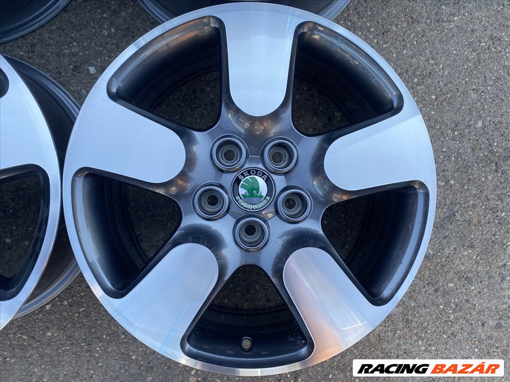 4db gyári 17" Skoda Octavia alufelni. (3452) 2. kép