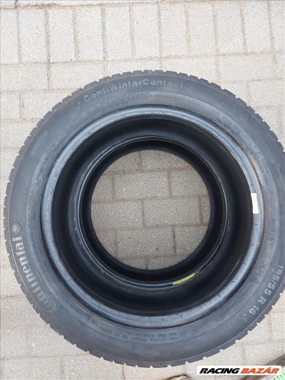  195/55 R16" használt Continental ContiWinterContact téli gumi  SSR, RSC 4. kép