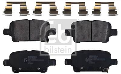 FEBI BILSTEIN 171397 - fékbetétkészlet, tárcsafék CHEVROLET OPEL VAUXHALL