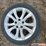  5x114.3 lyukosztású 17" újszerű alufelni, rajta 205/50 használt Hankook nyári gumi gumi 