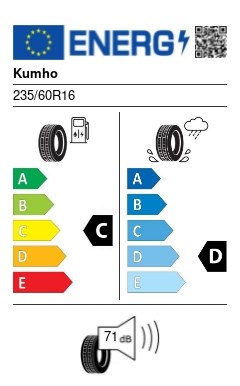 Kumho Crugen HP71 235/60 R16 100V nyári gumi 2. kép