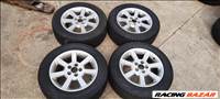  Opel omega gyári 5x110 lyukosztású 16" használt alufelni, rajta 225/50 /16