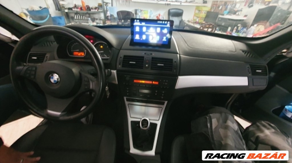 BMW X3 E83 Android CarPlay Multimédia GPS Rádió Tolatókamerával 5. kép