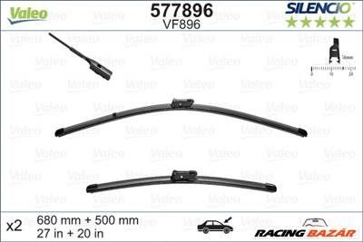 VALEO 577896 - ablaktörlő lapát AUDI BENTLEY JAGUAR