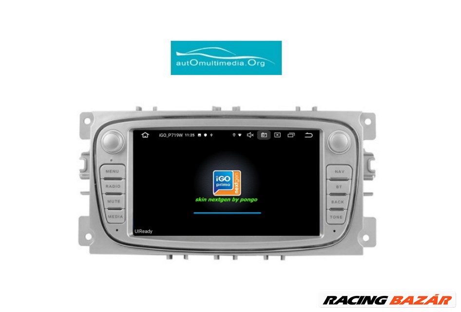 Ford Android Multimédia, CarPlay, Wifi, GPS, Bluetooth, Tolatókamerával! 2. kép