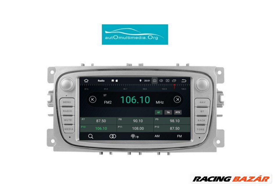 Ford Android Multimédia, CarPlay, Wifi, GPS, Bluetooth, Tolatókamerával! 3. kép