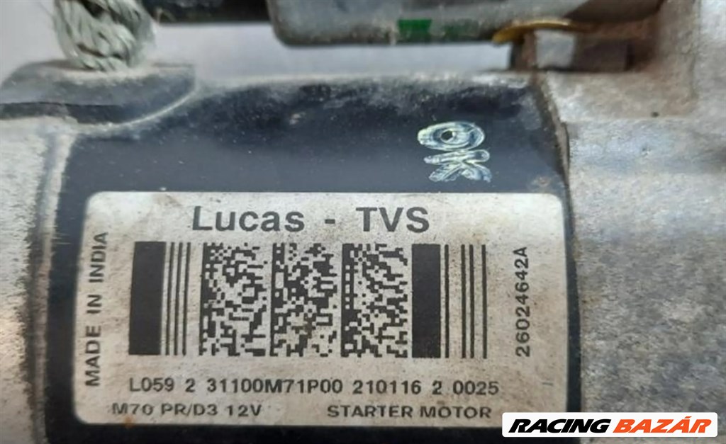 Suzuki Baleno II önindító  26024642a 2. kép